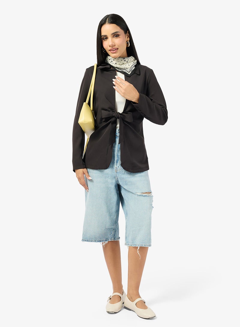 جينجر قميص بياقة مع خصر محدد - Image 4